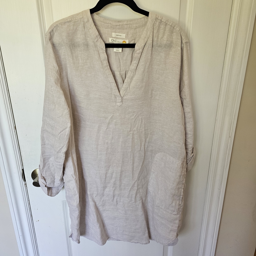 C&C California Li Linen Top